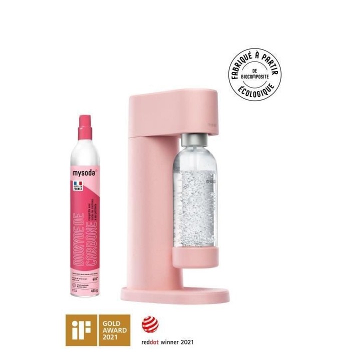 MYSODA - Machine Woody Pink en Biocomposite