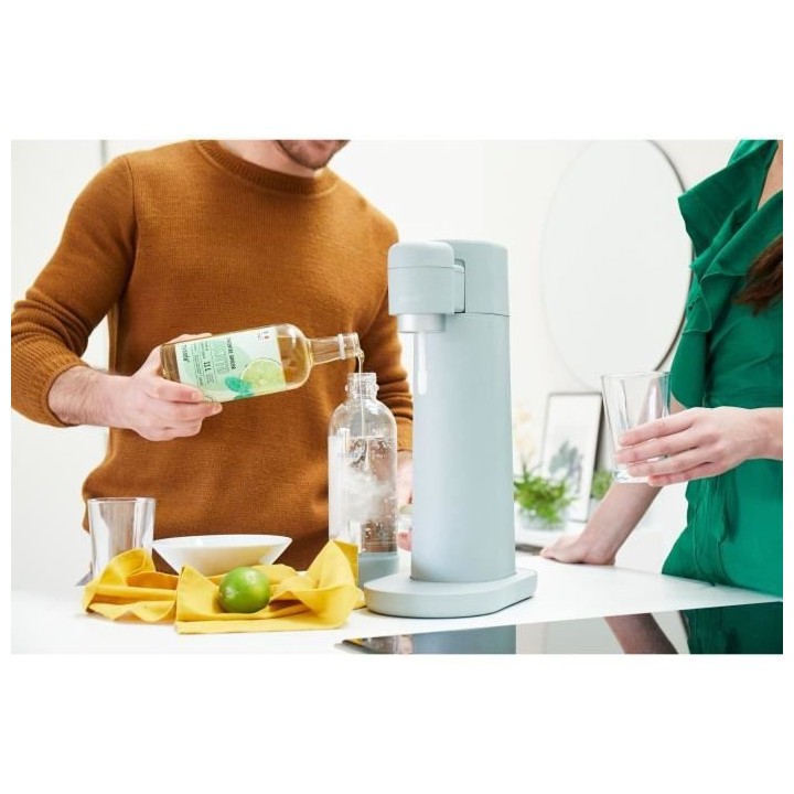 MYSODA Machine a Soda Toby Pigeon, 1 bouteille de 0.5L, 1 bouteille de