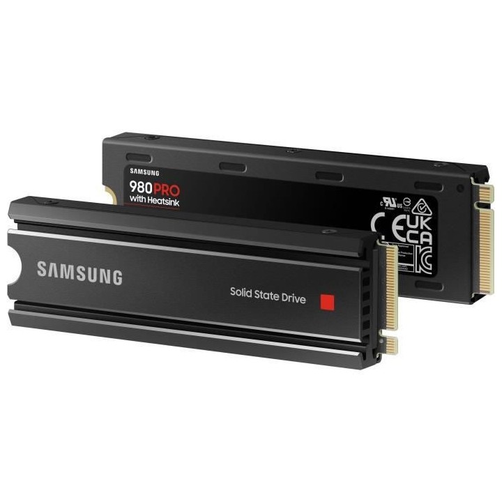 SAMSUNG - SSD Interne - 980 PRO - 1To - M.2 NVMe avec dissipateur (MZ-