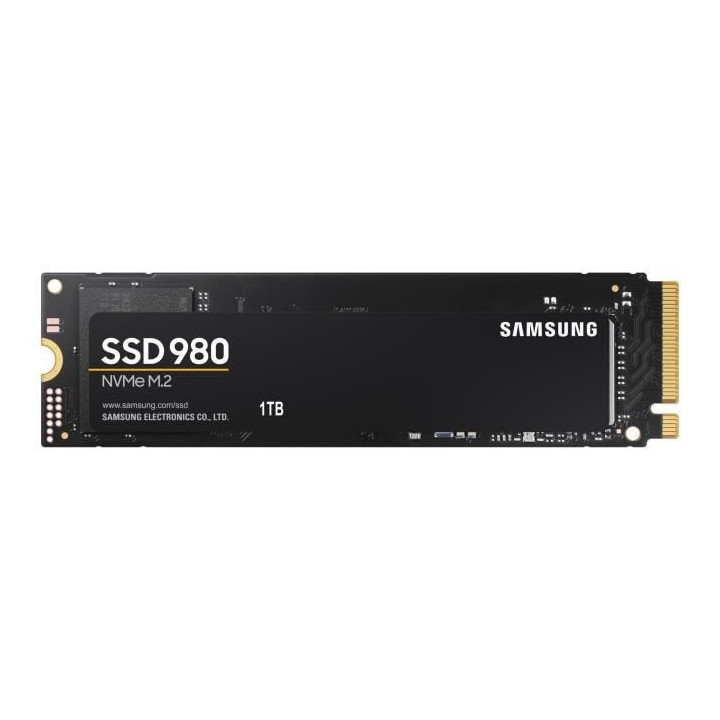 SAMSUNG - SSD Interne - 980 - 1To - M.2 NVMe (MZ-V8V1T0BW)