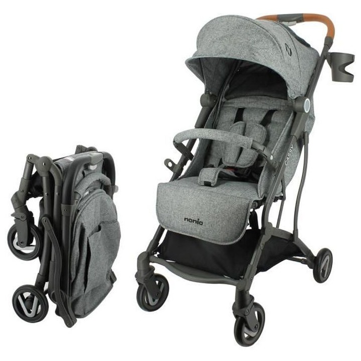NANIA Poussette citadine Cassy - 6-36 mois - Jusqu'a 15kg - Dossier r
