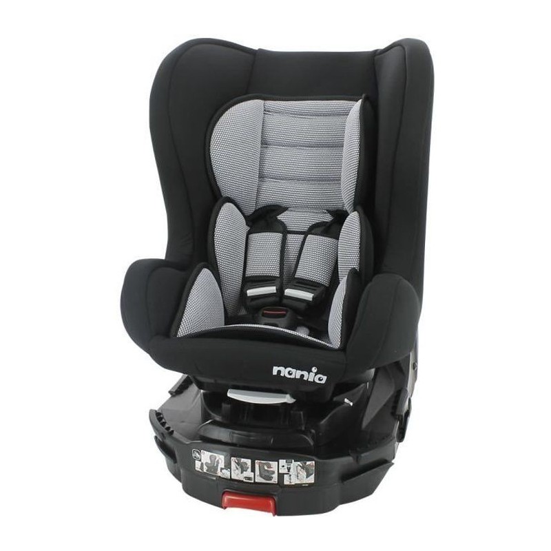 Nania Siege auto isofix pivotant Revo groupe 0/1 (0-18kg) - Hatrix gris