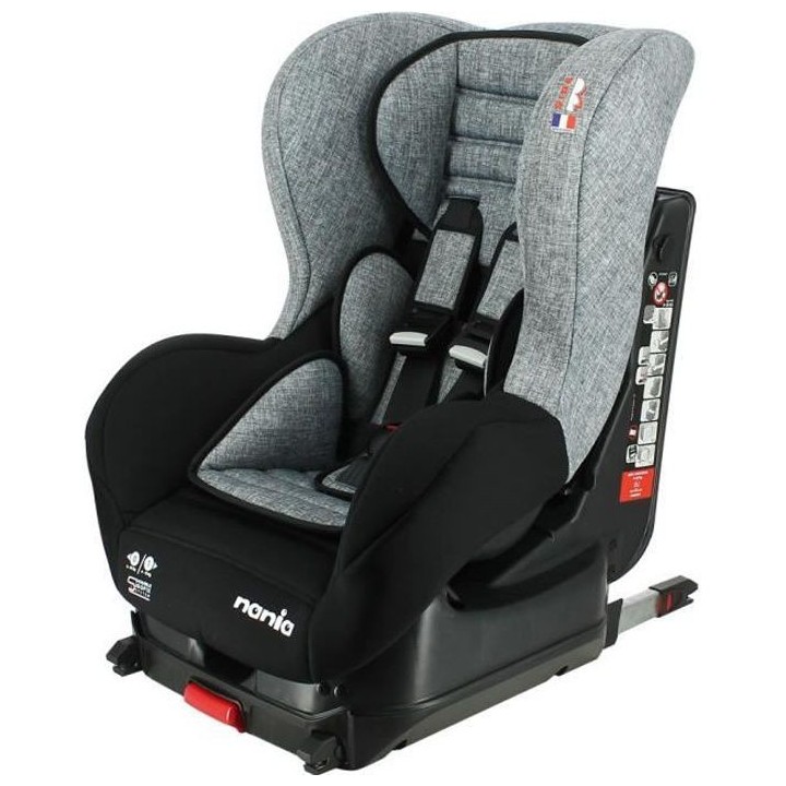 Nania Siege auto isofix COSMO groupe 0/1 (0-18kg) - grand confort - Gr