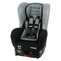 Nania Siege auto isofix COSMO groupe 0/1 (0-18kg) - grand confort - Gris argent