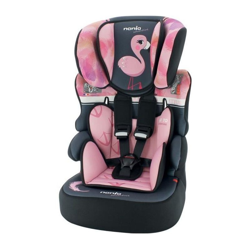 Nania Siege auto BELINE groupe 1/2/3 (9-36kg) - Flamingo