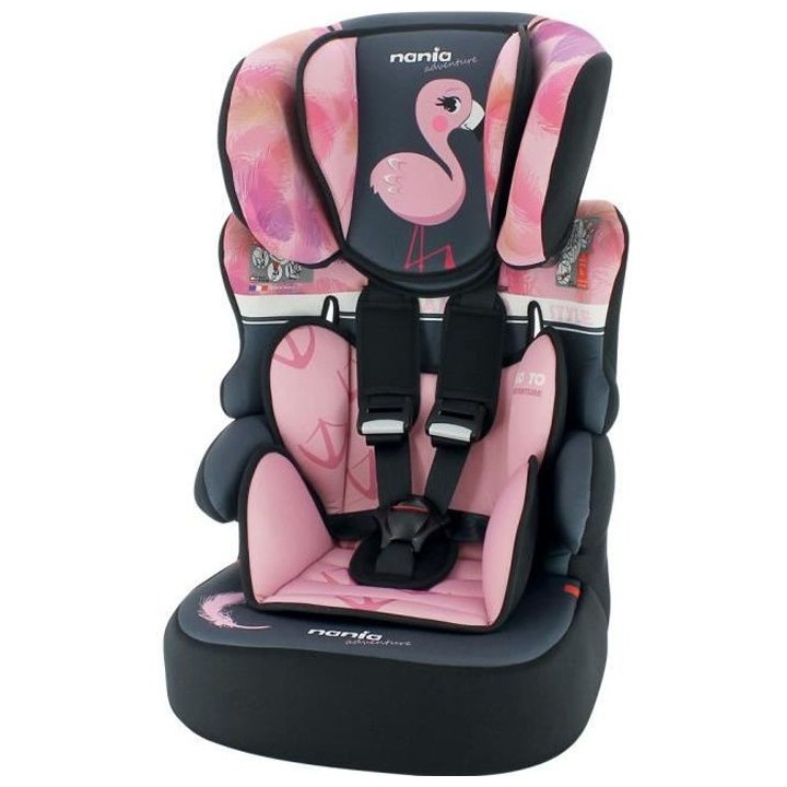 Nania Siege auto BELINE groupe 1/2/3 (9-36kg) - Flamingo