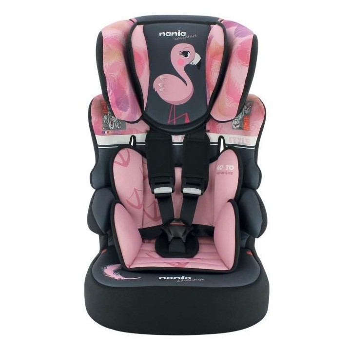 Nania Siege auto BELINE groupe 1/2/3 (9-36kg) - Flamingo