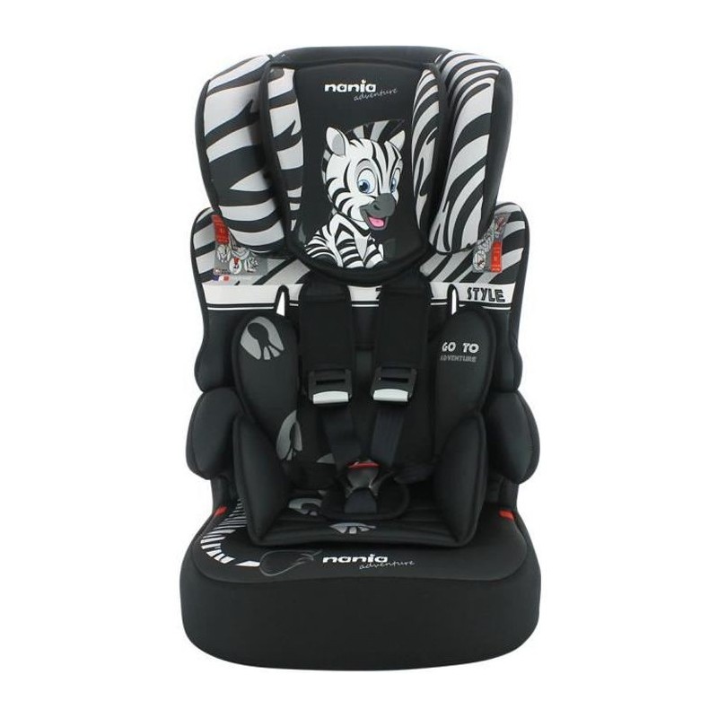 Nania Siege auto BELINE groupe 1/2/3 (9-36kg) - Zebra