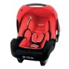 Nania Siege auto BEONE groupe 0+ (0-13kg) 4 étoiles ADAC - Rouge luxe