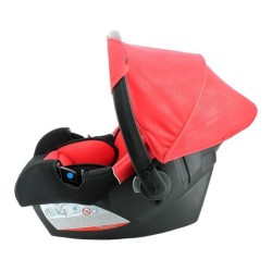 Nania Siege auto BEONE groupe 0+ (0-13kg) 4 étoiles ADAC - Rouge luxe