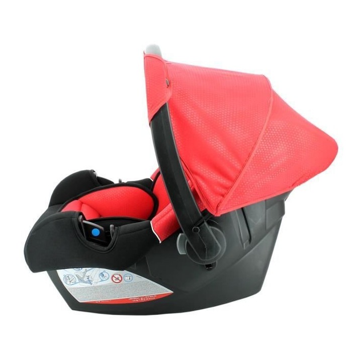 Nania Siege auto BEONE groupe 0+ (0-13kg) 4 étoiles ADAC - Rouge luxe