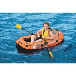 BESTWAY Bateau pneumatique Kondor 1000 avec 2 rames - 155 x 93 x 30 cm