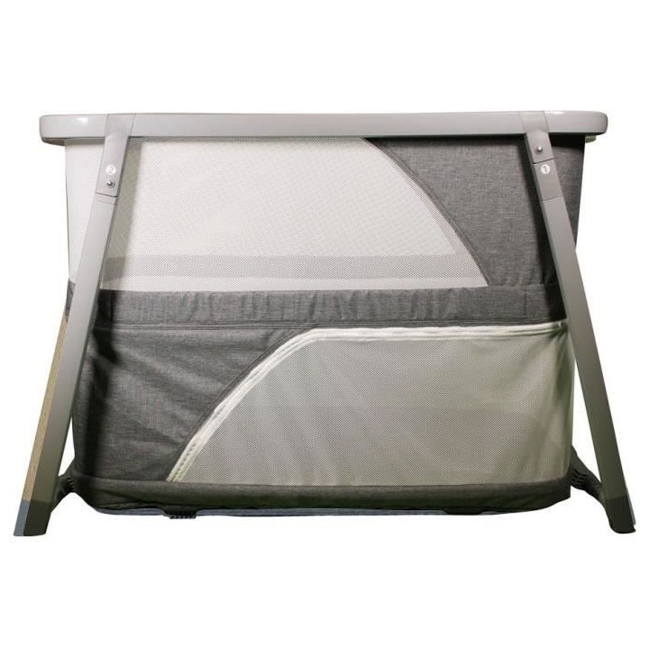 NANIA Lit bébé pliant LIDO 3 en 1 – berceau, lit pliant et parc b