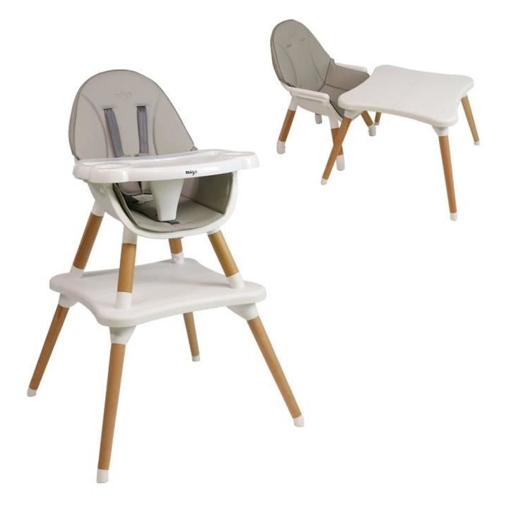 Nania Chaise haute EVA évolutive en chaise basse + table - 2 en 1 uti