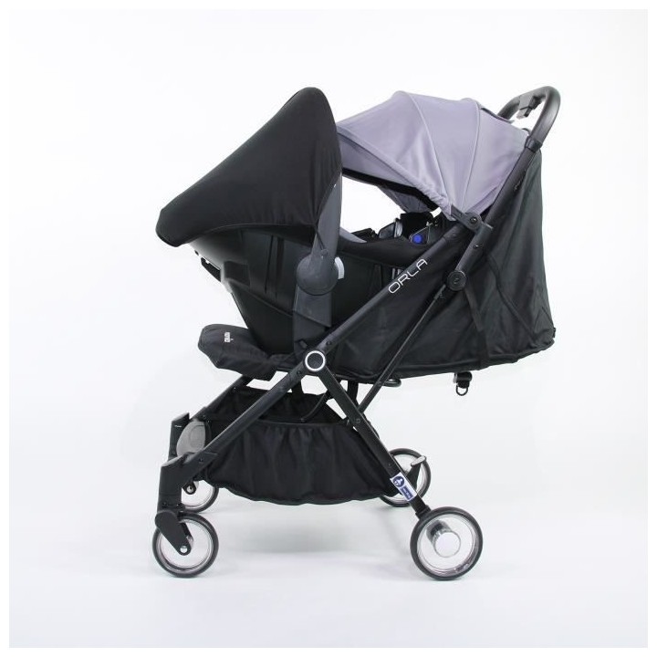 NANIA Poussette 2 en 1 Orla - Siege auto BEONE 0+ - Des la naissance -