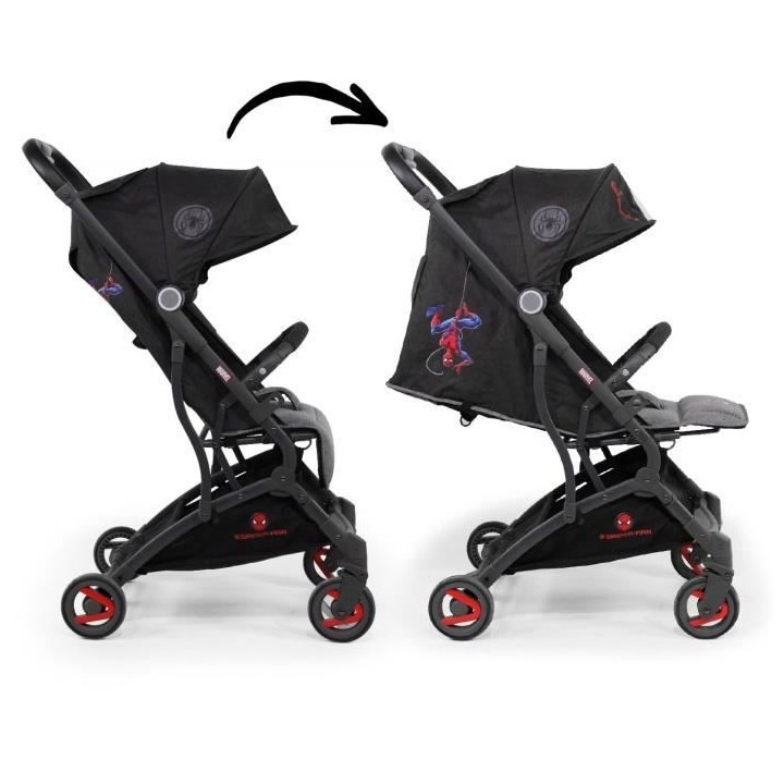 Poussette compacte CASSY NANIA - 6-36 mois - Jusqu'a 15kg - Dossier r