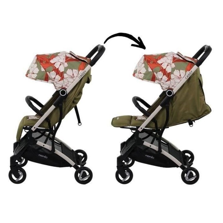 Poussette compacte CASSY NANIA - 6-36 mois – Légere et maniable - D