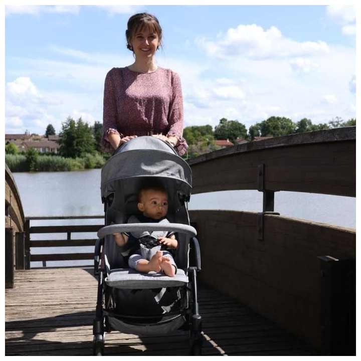 NANIA Poussette compacte Lili - Siege Auto Beone groupe 0+ et Nacelle