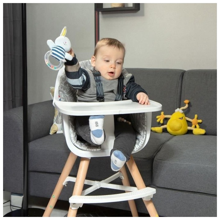 Nania - Chaise Haute évolutive PAULETTE - Des 6 mois jusqu'a 5 ans -