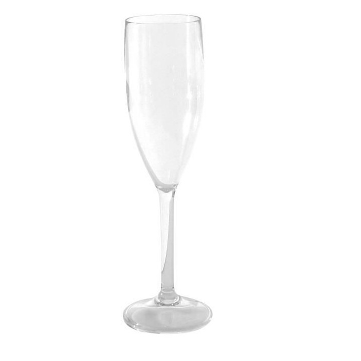 Verres a champagne polycarbonate x 3
