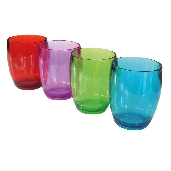 Verres polycarbonate x 4