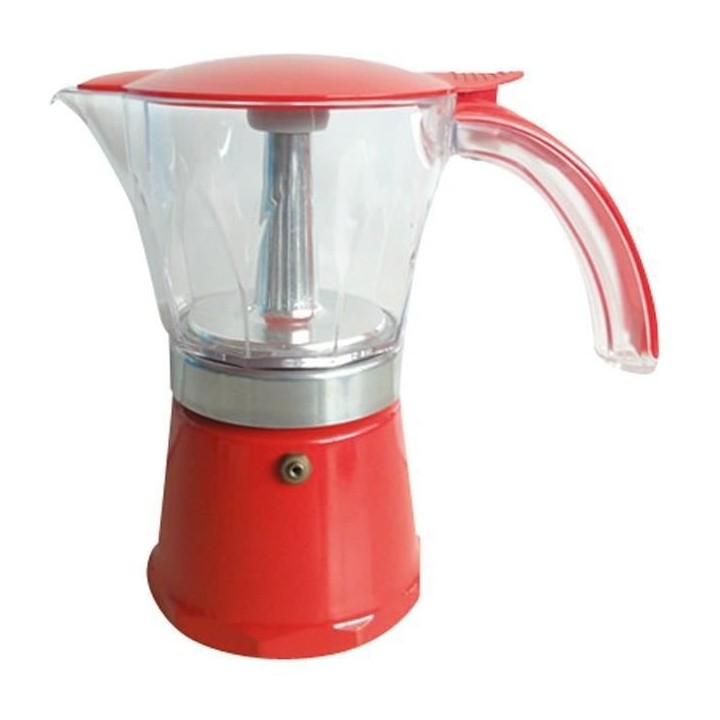 MIDLAND Cafetiere Italienne Nera 6 Tasses