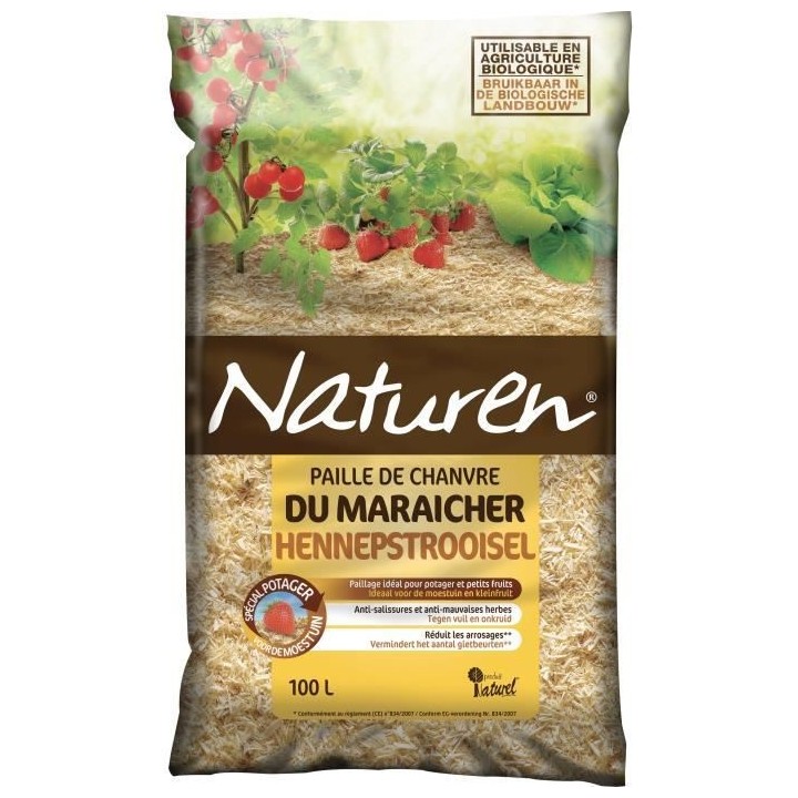 NATUREN Paille de Chanvre - 100L
