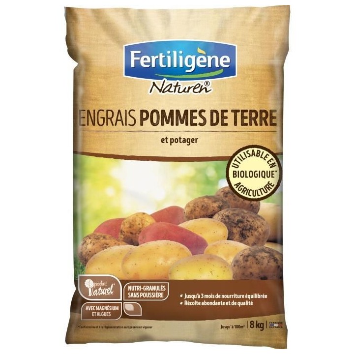 NATUREN Engrais Pomme de Terre et Potager - 8 kg