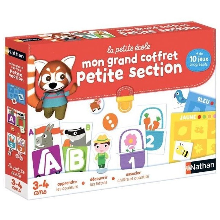NATHAN La Petite Ecole - Mon Grand Coffret Petite Section - jeu éduca