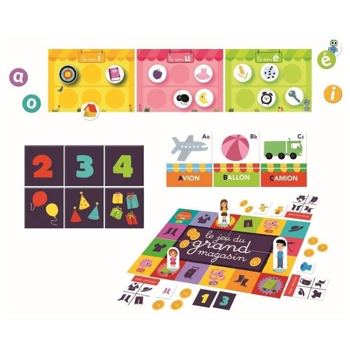 NATHAN La Petite Ecole - Mon Grand Coffret Moyenne Section - Jeu éduc