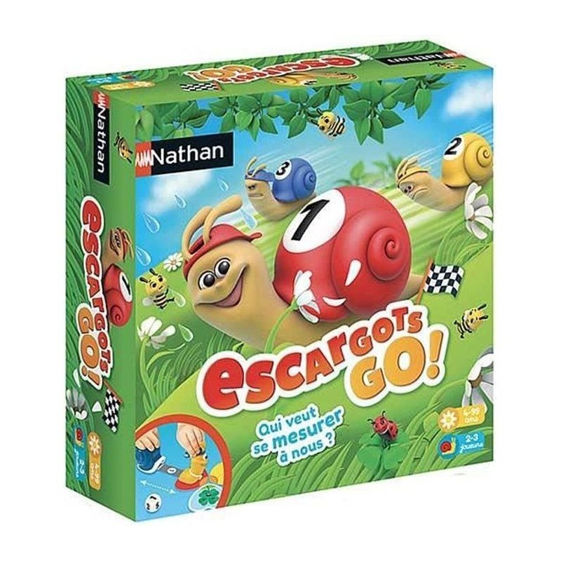 Les Escargots Go - Jeu de Société enfant - NATHAN