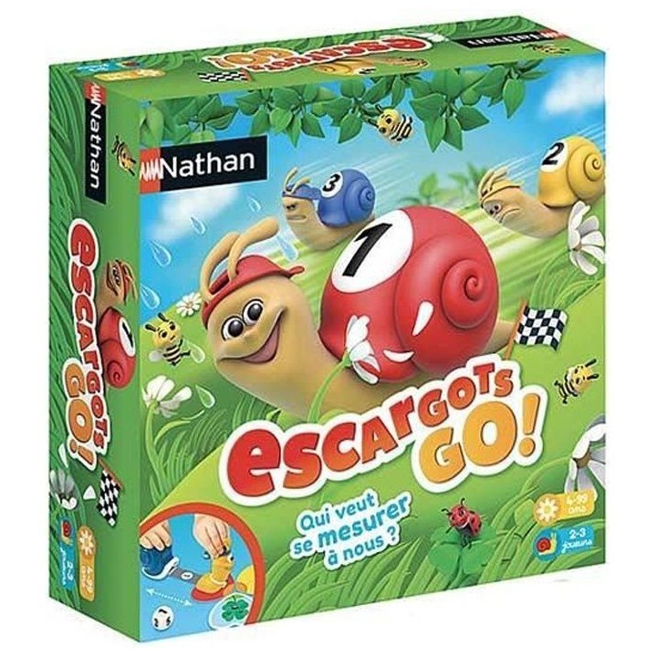 Les Escargots Go - Jeu de Société enfant - NATHAN