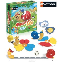 Les Escargots Go - Jeu de Société enfant - NATHAN