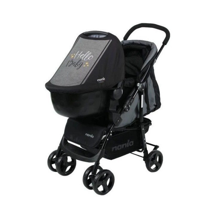 NANIA Poussette combinée trio Texas - Siege auto BEONE groupe 0+ (0-1