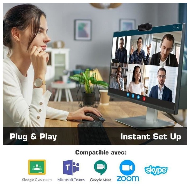 AVERMEDIA - Streaming - Webcam Full HD Autofocus Plug and Play PW310O