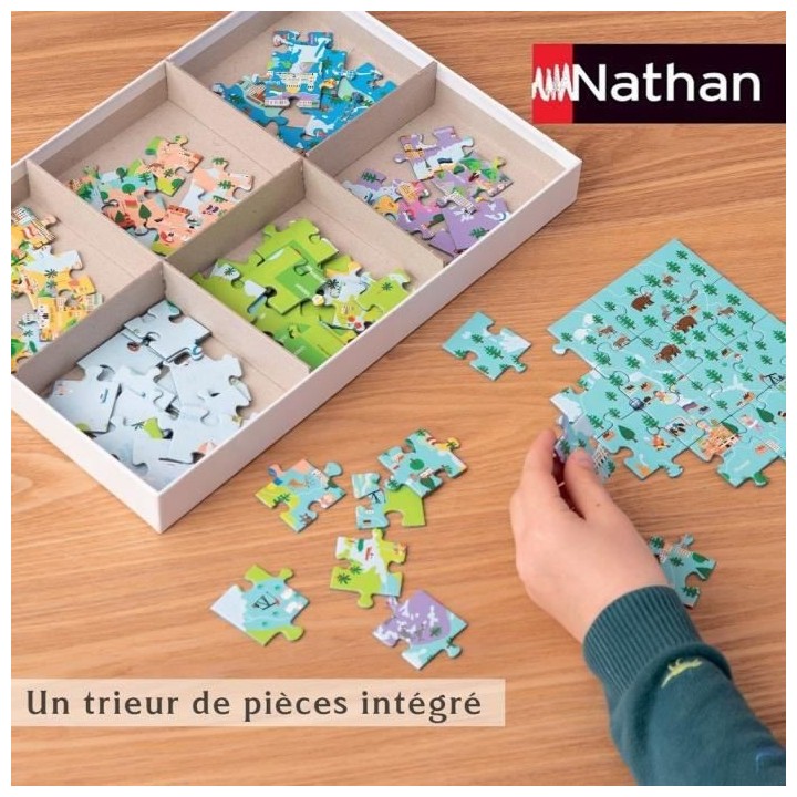 POKEMON - Puzzle 150 pieces - Evoli et ses évolutions - Nathan
