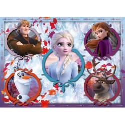 LA REINE DES NEIGES 2 Puzzle 60 pieces - Unis pour la vie - Nathan - Puzzle Enfant + Trieur - Des 6 ans