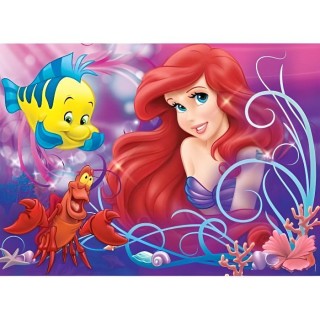 DISNEY Puzzle 60 pieces - Jolie petite sirene Ariel - Nathan - Puzzle
