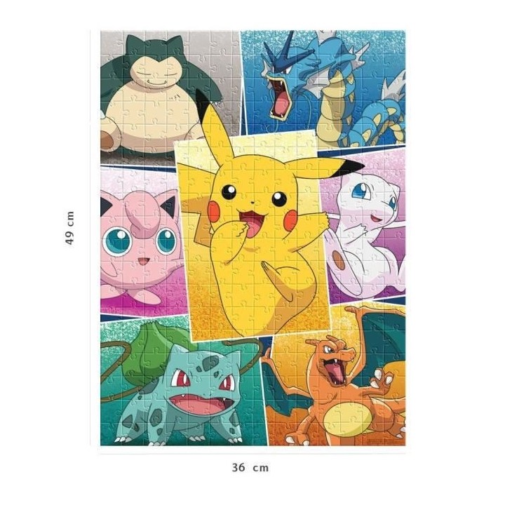 POKEMON - Puzzle 250 pieces - Types de Pokémon - Nathan