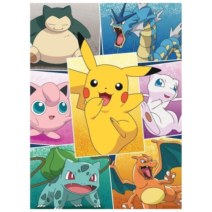 POKEMON - Puzzle 250 pieces - Types de Pokémon - Nathan