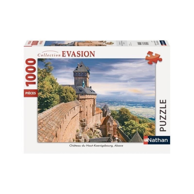 Nathan - Puzzle 1000 pieces - Château du Haut-Koenigsbourg, Alsace