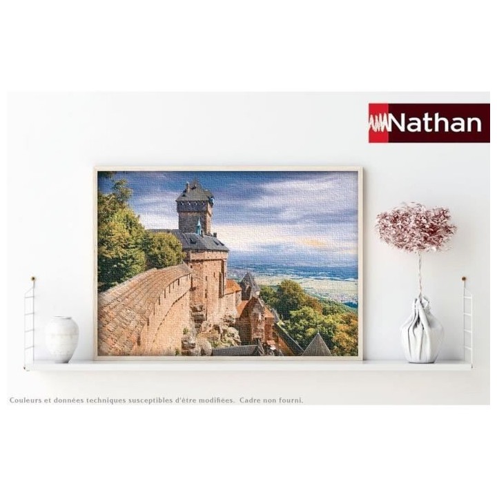 Nathan - Puzzle 1000 pieces - Château du Haut-Koenigsbourg, Alsace