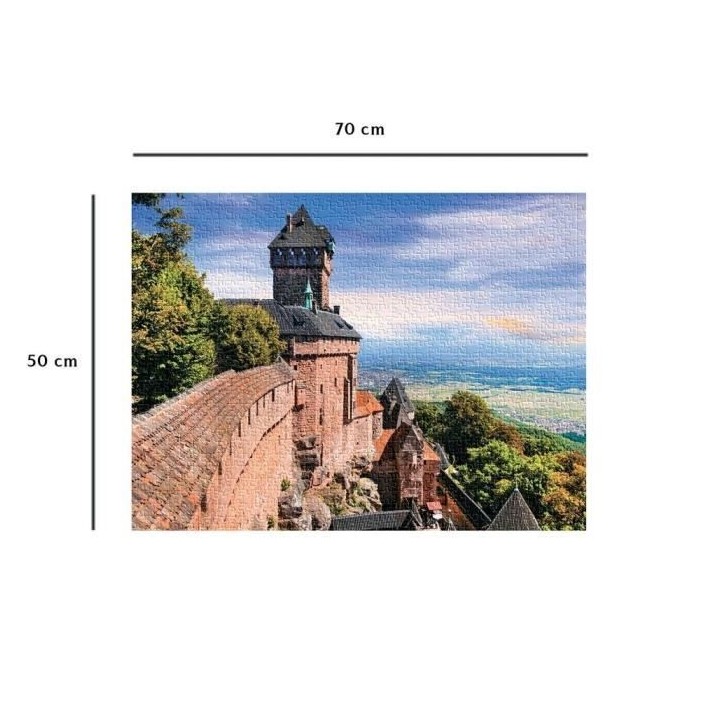 Nathan - Puzzle 1000 pieces - Château du Haut-Koenigsbourg, Alsace