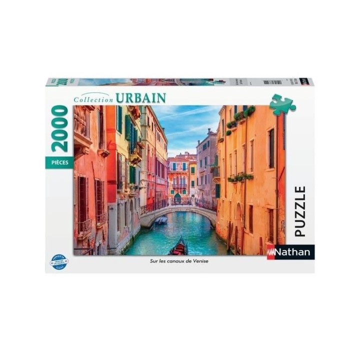 Nathan - Puzzle 2000 pieces - Sur les canaux de Venise