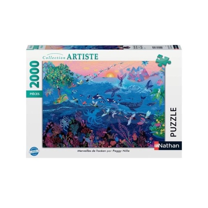 Nathan - Puzzle 2000 pieces - Merveilles de l'océan / Peggy Nille