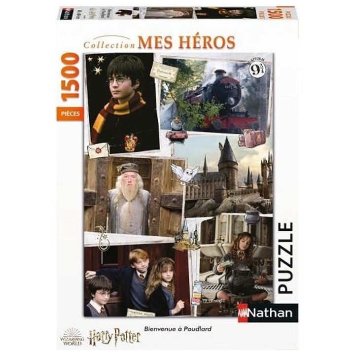 HARRY POTTER Puzzle 1500 pieces - Bienvenue a Poudlard - Nathan - Puzz