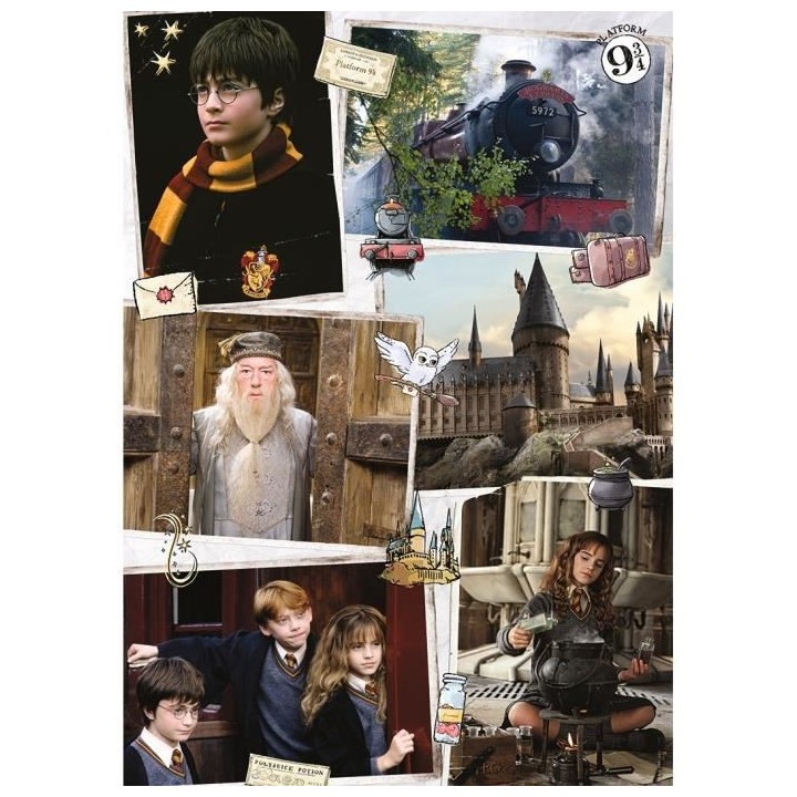 HARRY POTTER Puzzle 1500 pieces - Bienvenue a Poudlard - Nathan - Puzz