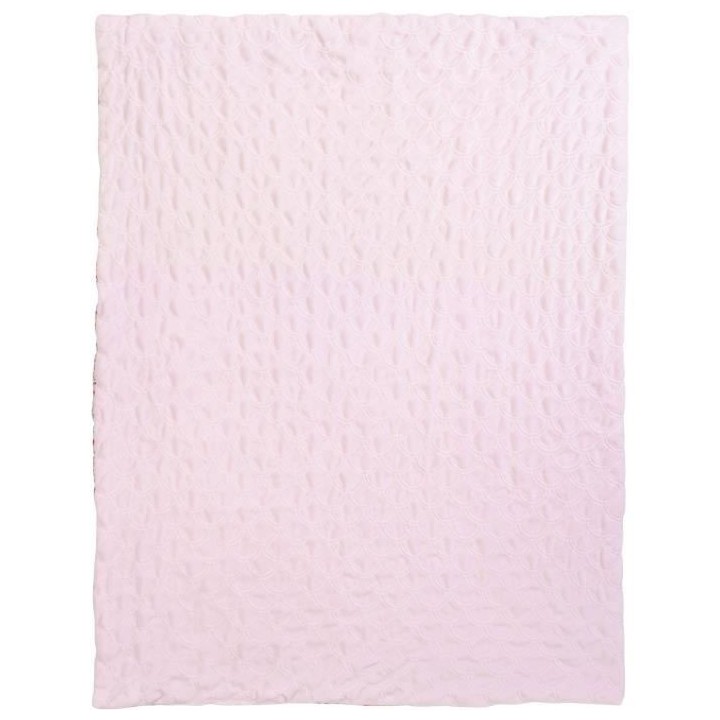 NATTOU Iris & Lali Couverture - 75 x 100 cm Rose/Blanc