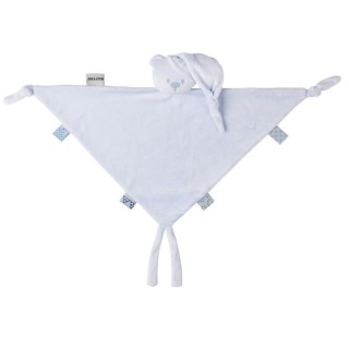 NATTOU Ours maxi doudou - En tissu recyclé - Bleu clair