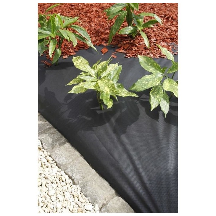 Nappe de paillage - noir 50 gr/m² - 1x20 m